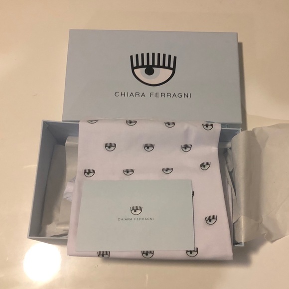 Chiara Ferragni beaded flirting eyes glitter mule - Picture 2 of 7